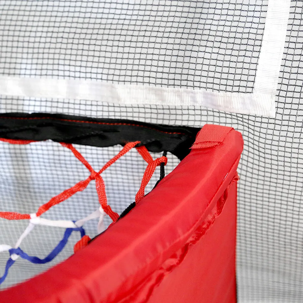 12' Trampoline Double Basketball Hoop Accessory
