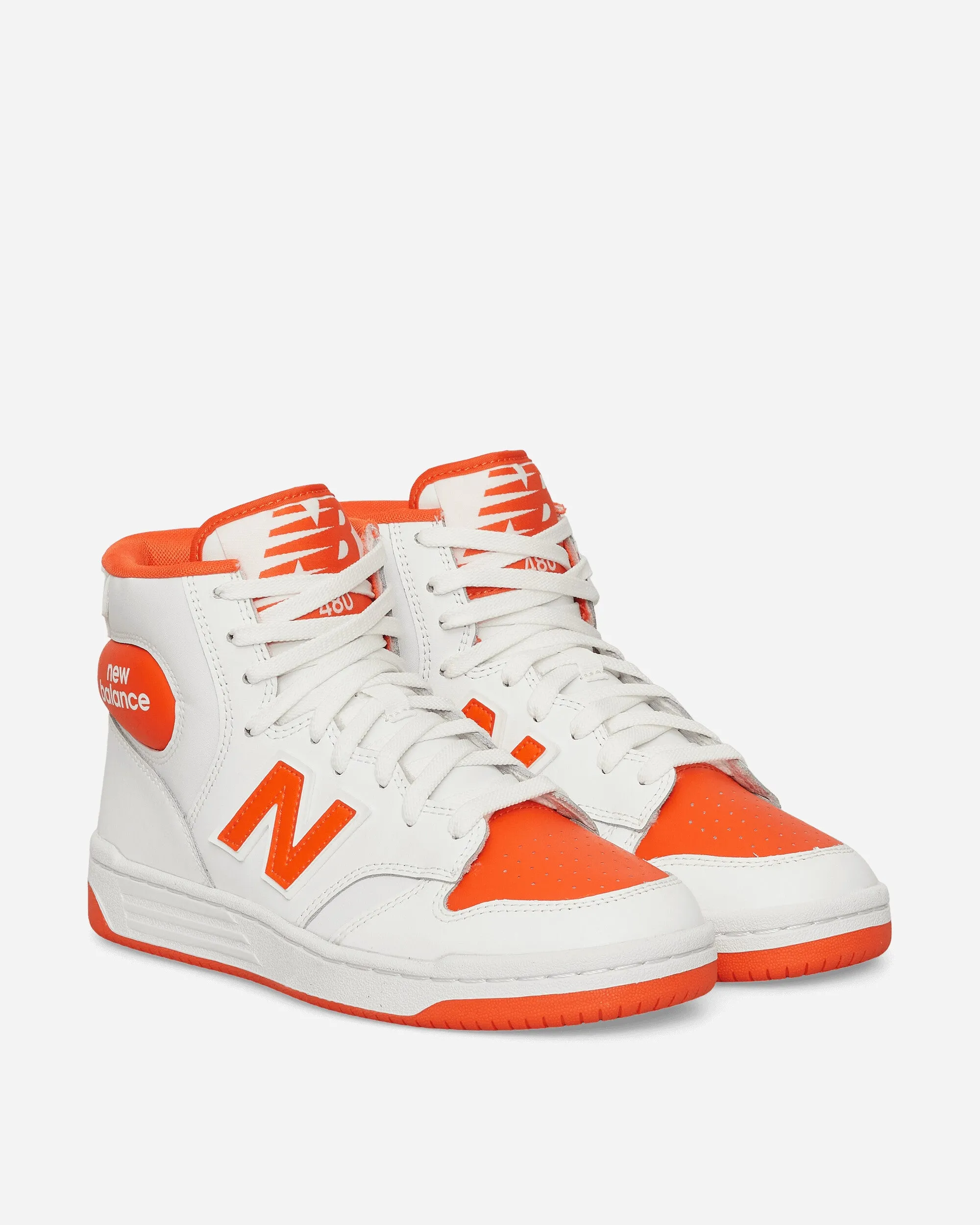 480 Hi Sneakers White / Orange