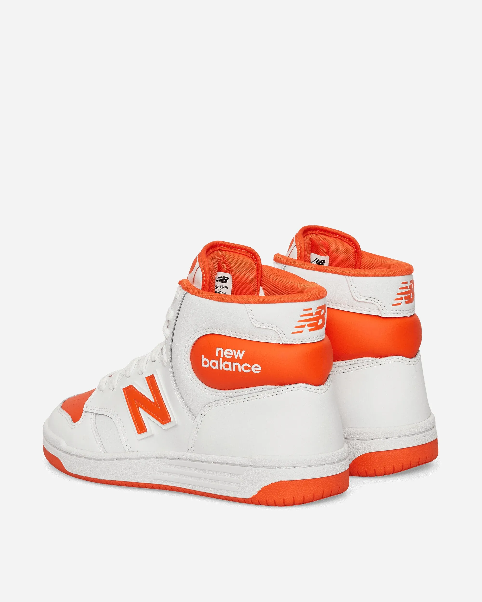 480 Hi Sneakers White / Orange