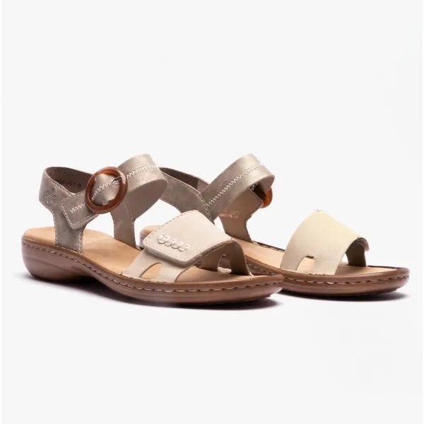 608Z3-60 Ladies Sandals Beige