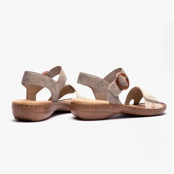 608Z3-60 Ladies Sandals Beige