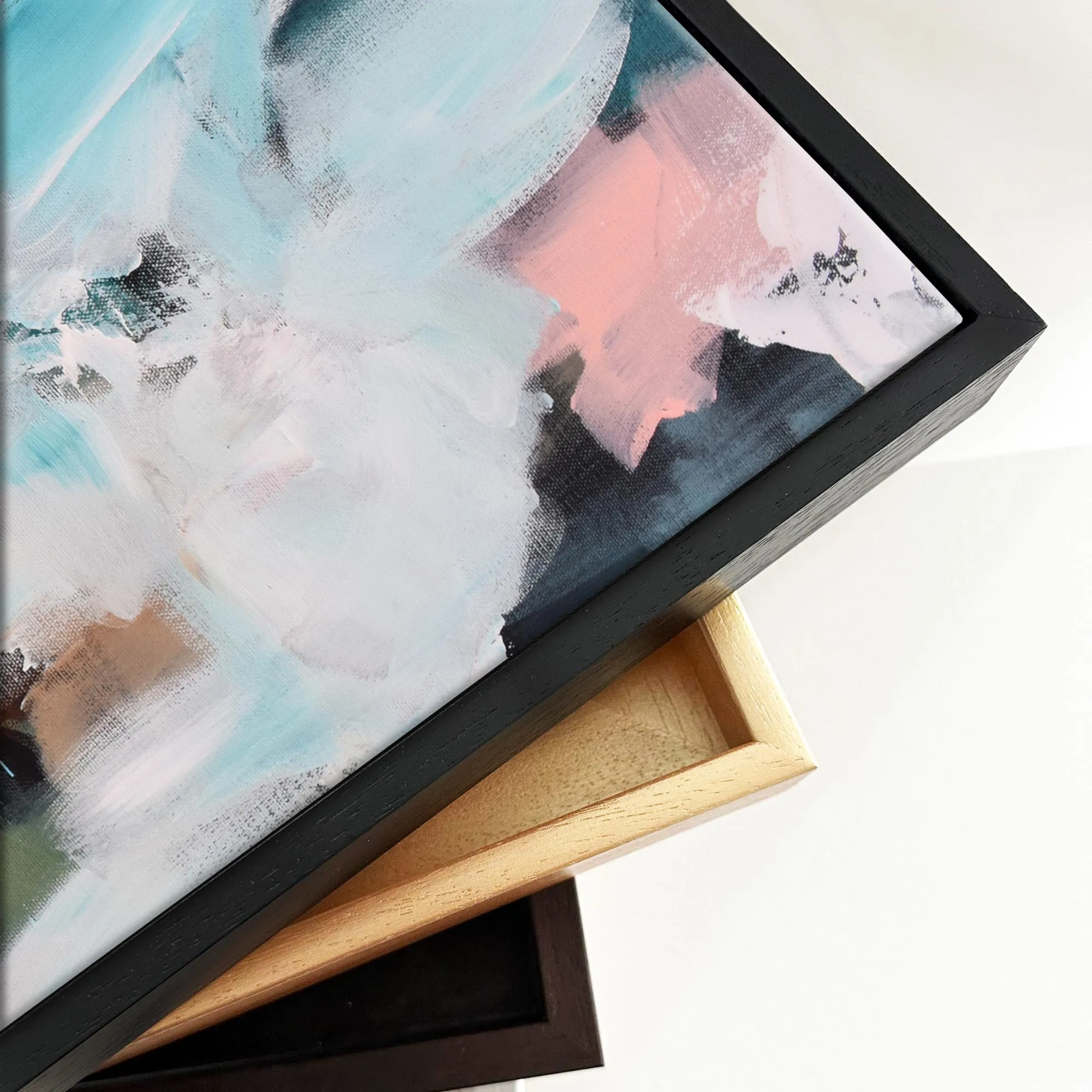 Abstract 170 Framed Canvas