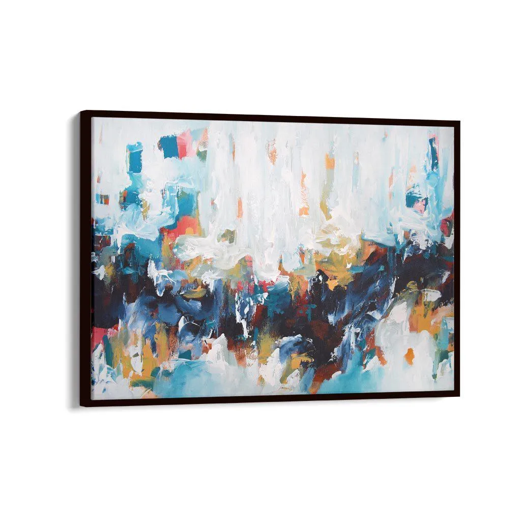 Abstract 423 Framed Canvas