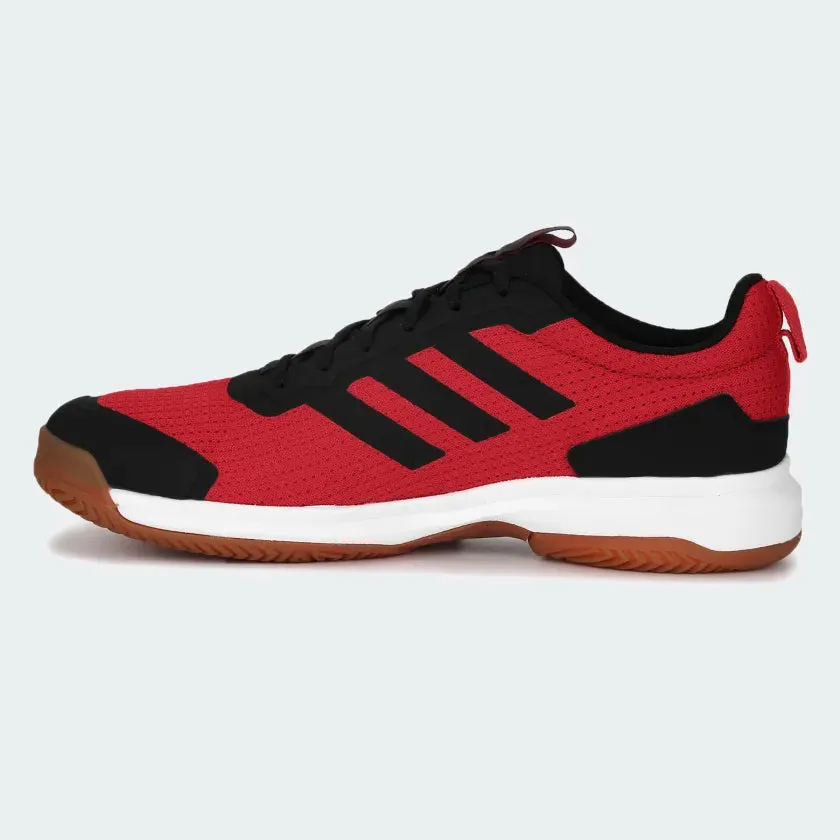 Adidas 21 NDR V2 Badminton Shoes - Scarlet/Core Black