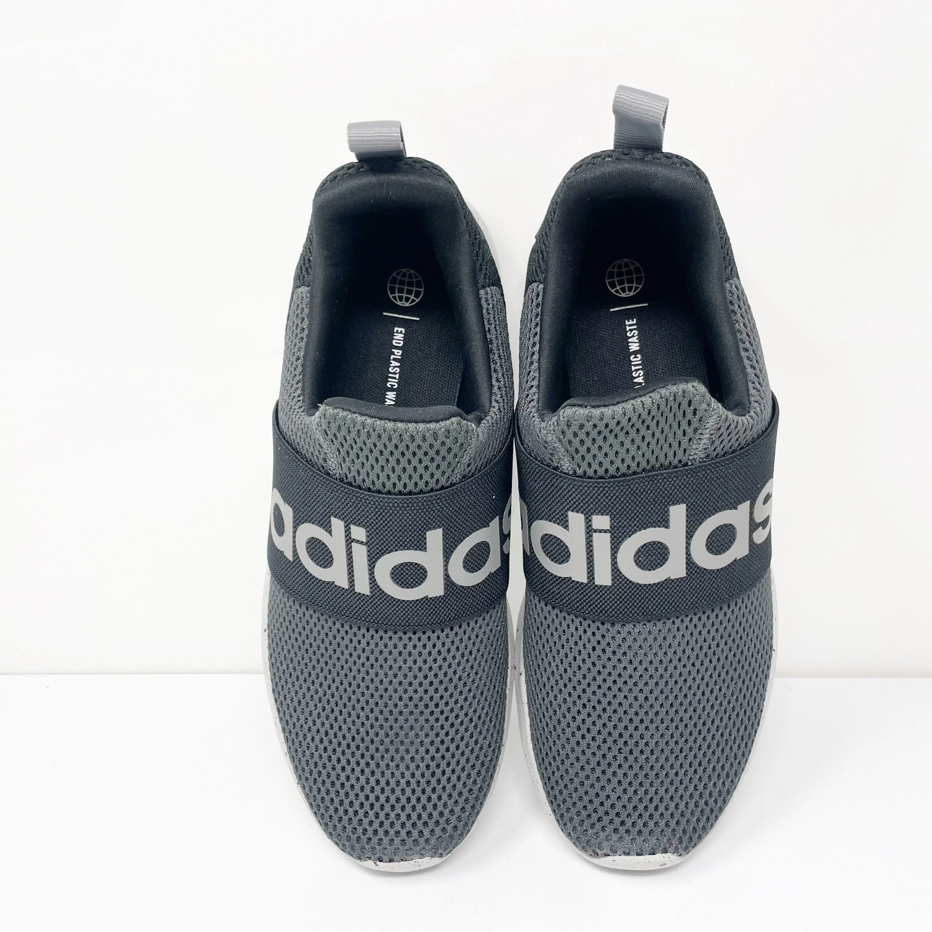 Adidas Boys Lite Racer Adapt 4.0 Q47208 Gray Running Shoes Sneakers Size 6