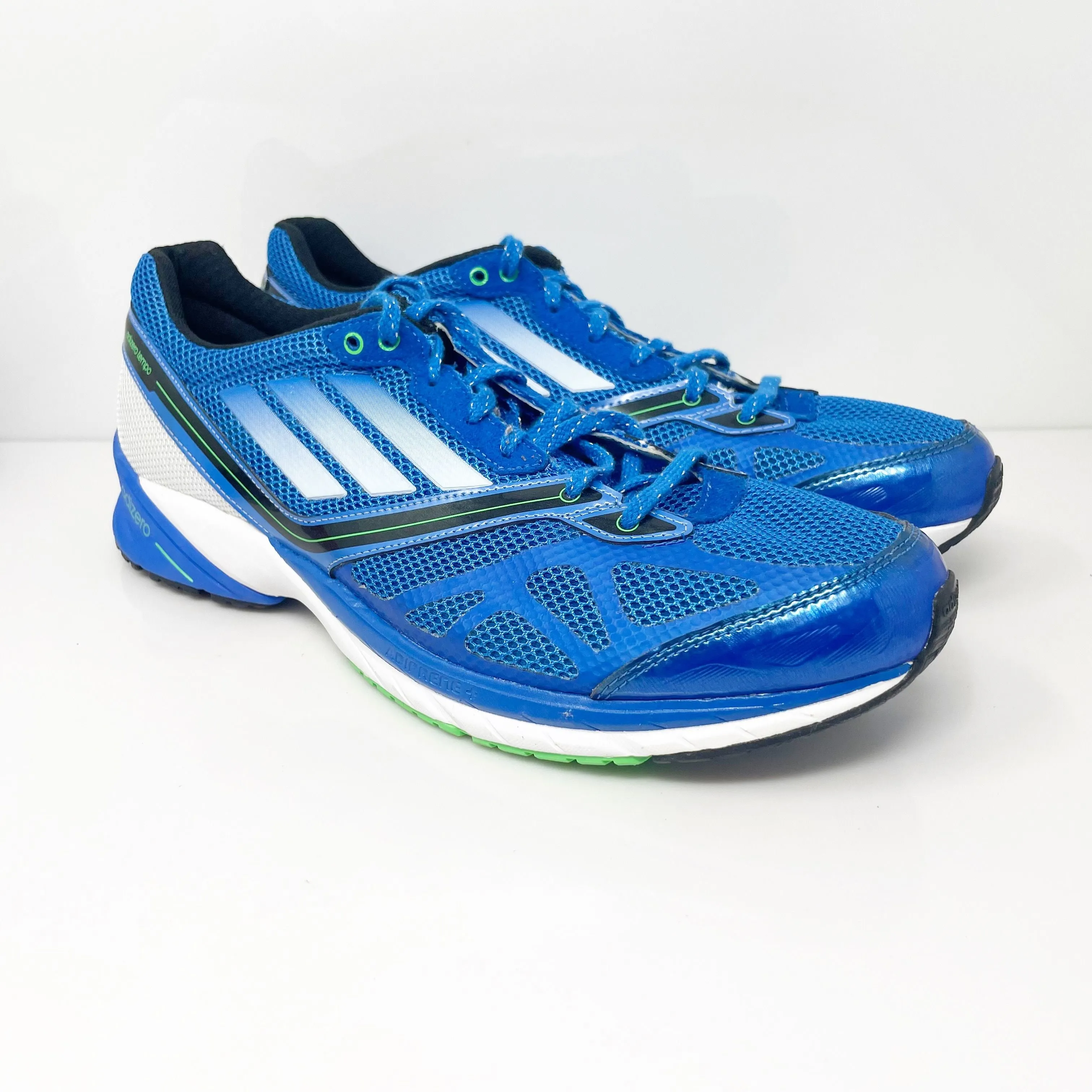 Adidas Mens Adizero Tempo 5 G64401 Blue Running Shoes Sneakers Size 12