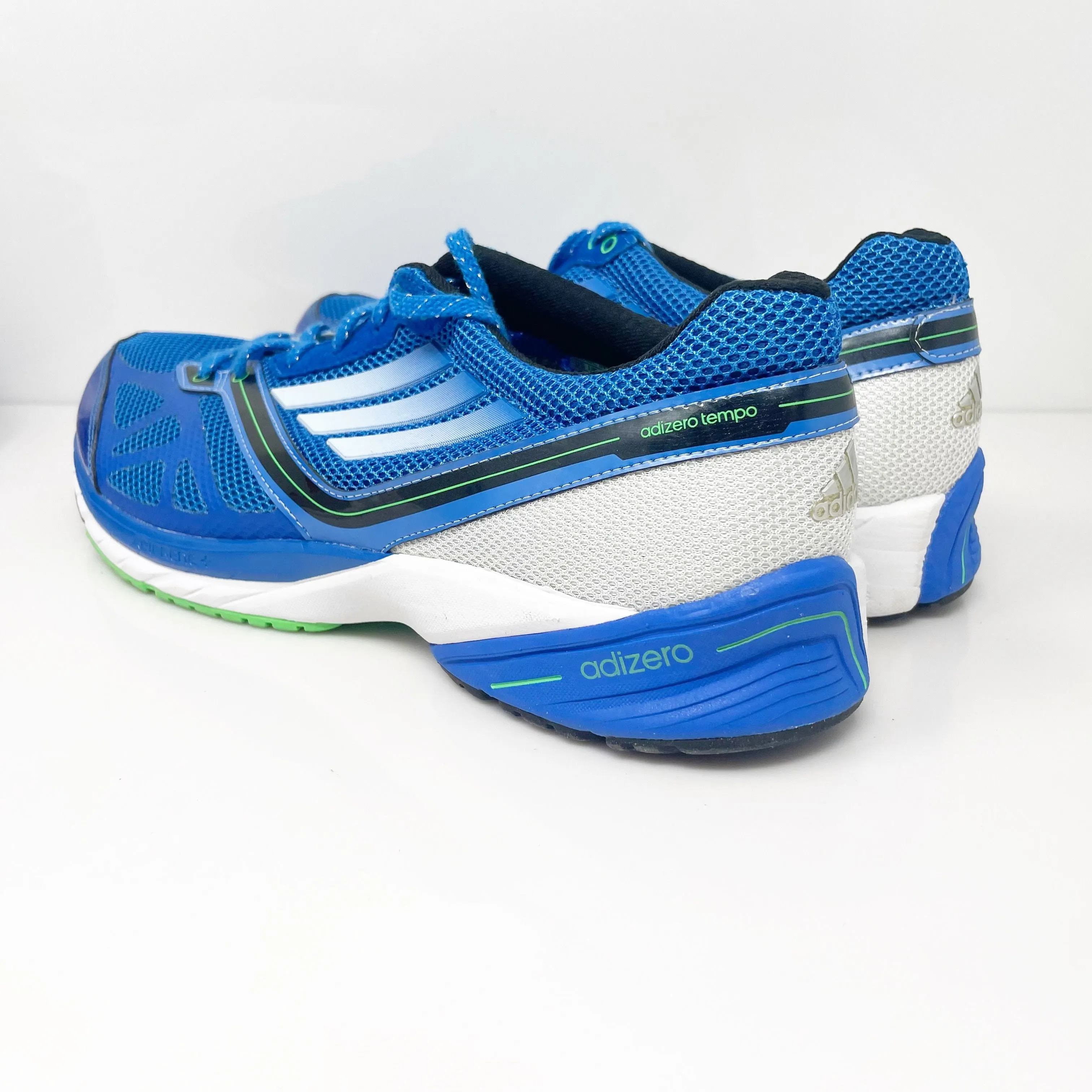 Adidas Mens Adizero Tempo 5 G64401 Blue Running Shoes Sneakers Size 12