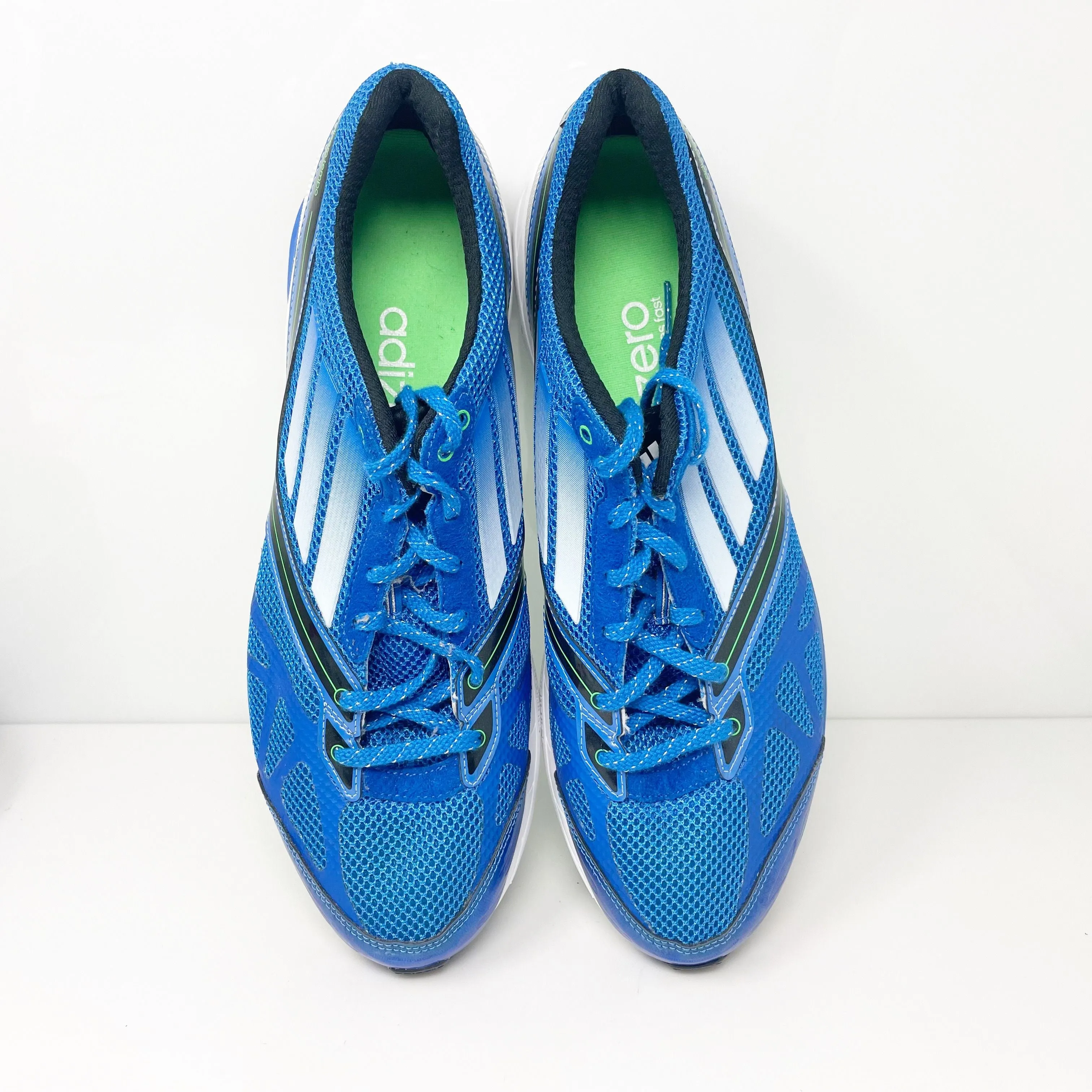 Adidas Mens Adizero Tempo 5 G64401 Blue Running Shoes Sneakers Size 12