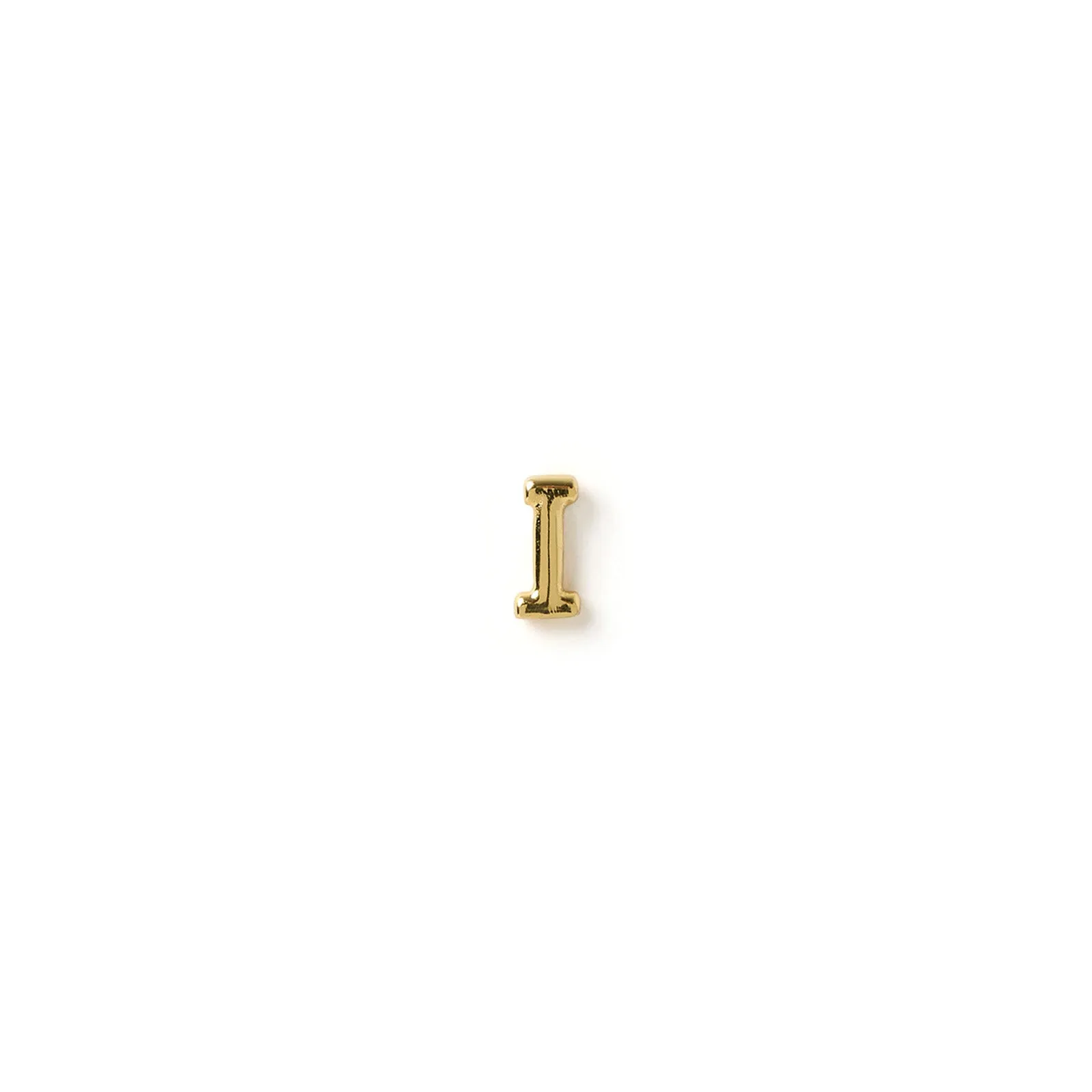 Alphabet Gold Single Stud