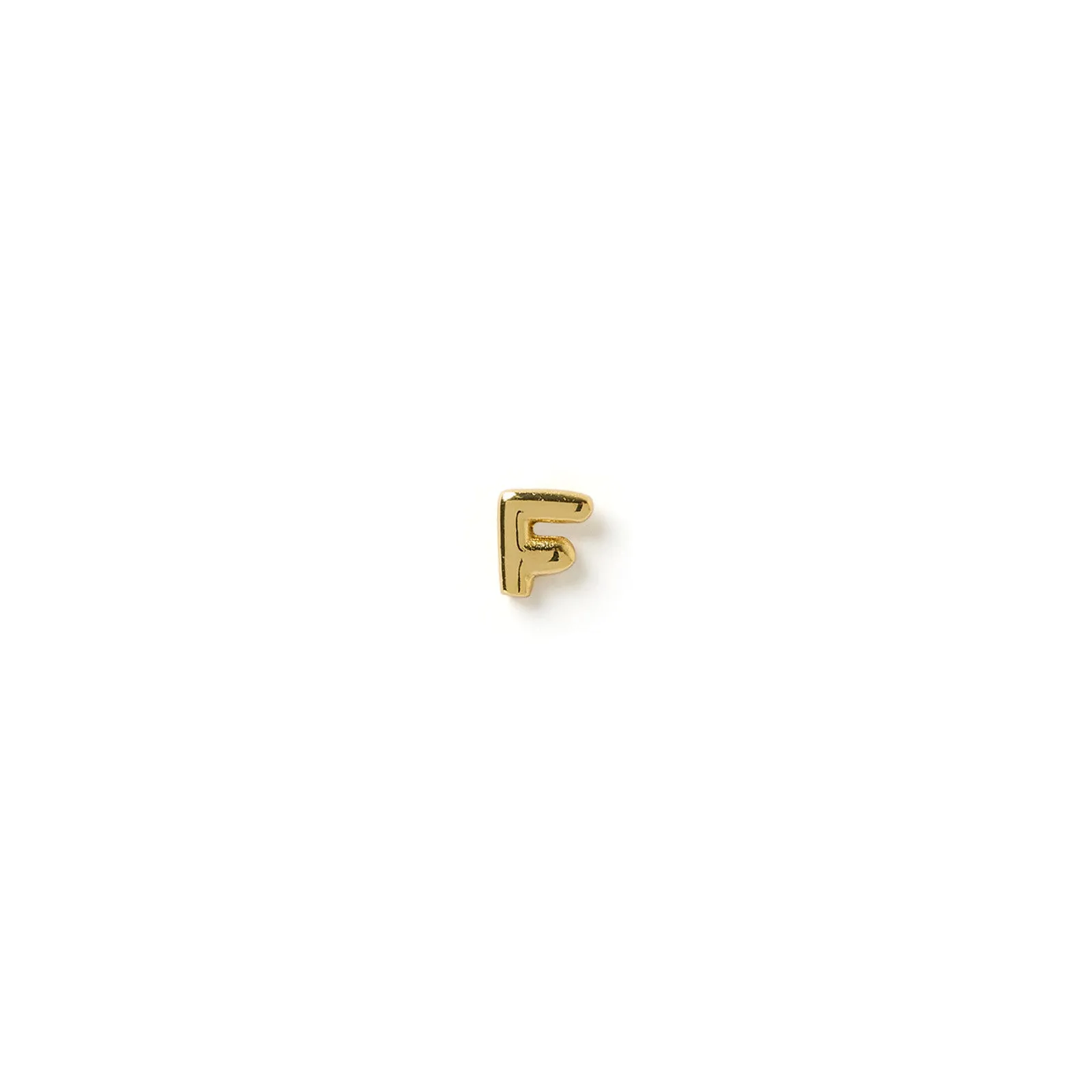 Alphabet Gold Single Stud