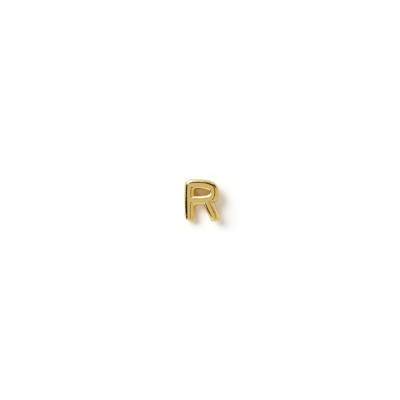 Alphabet Gold Single Stud