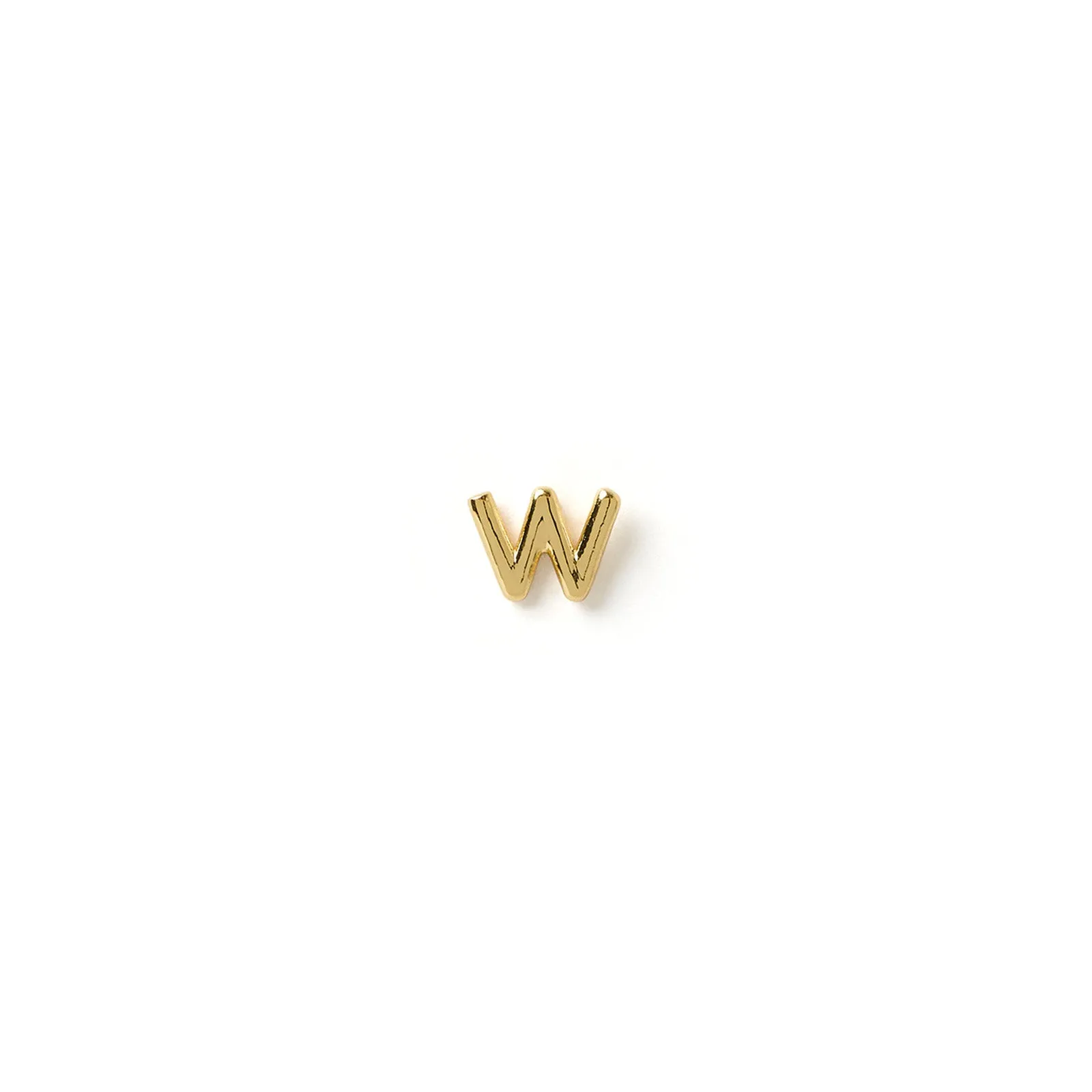 Alphabet Gold Single Stud