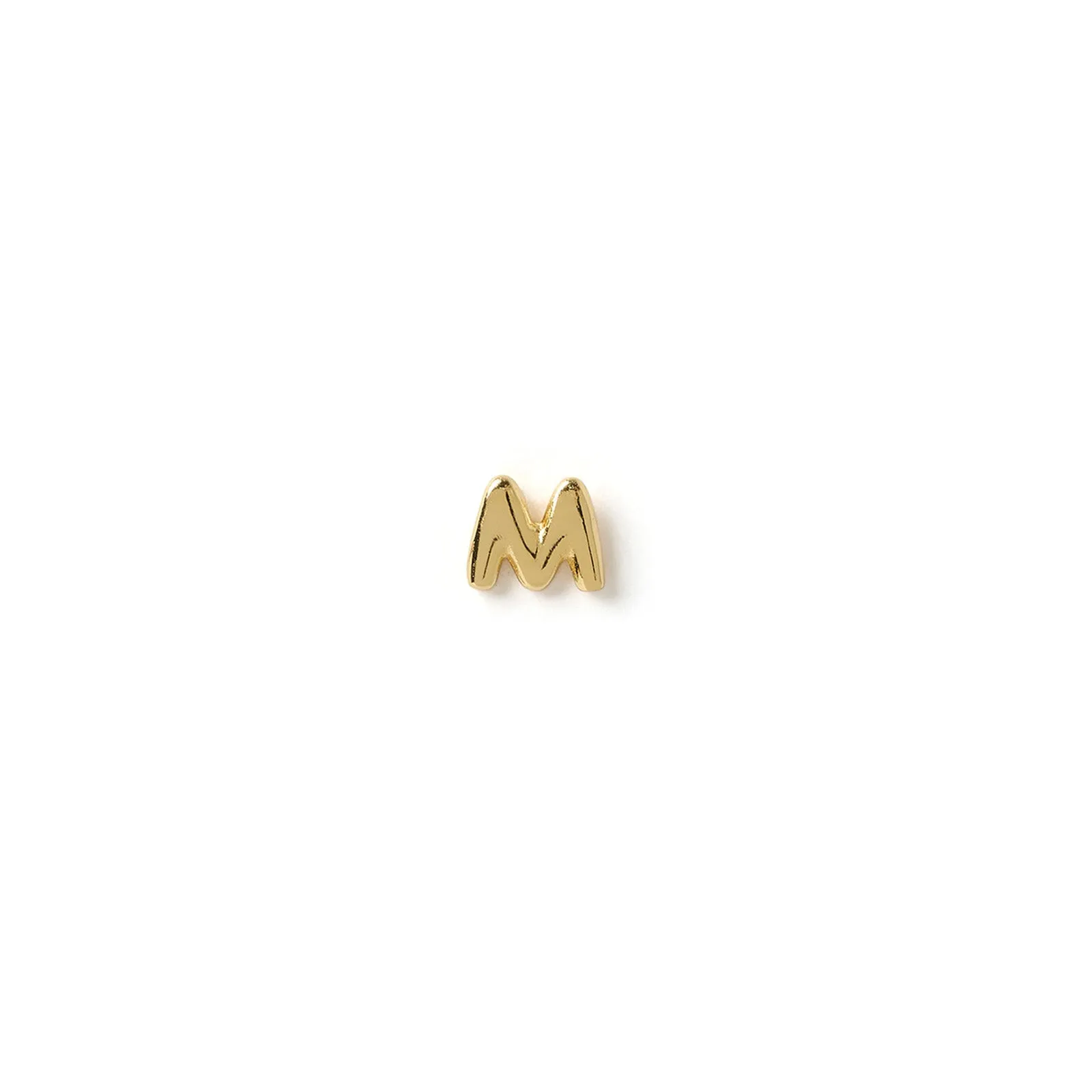 Alphabet Gold Single Stud