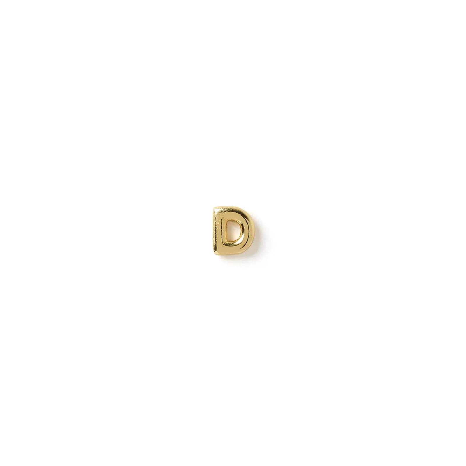 Alphabet Gold Single Stud