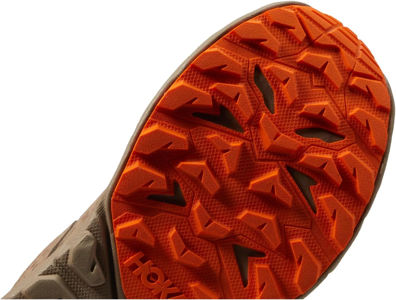Anacapa 2 Low GTX Hoka Hiking Shoes, Dune/Vibrant Orange