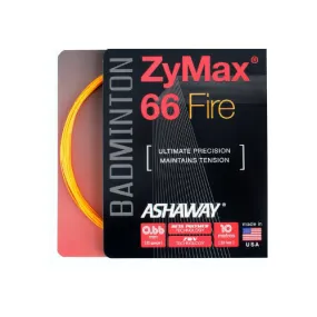 Ashaway Zymax 66 Fire Badminton String - 10m Set