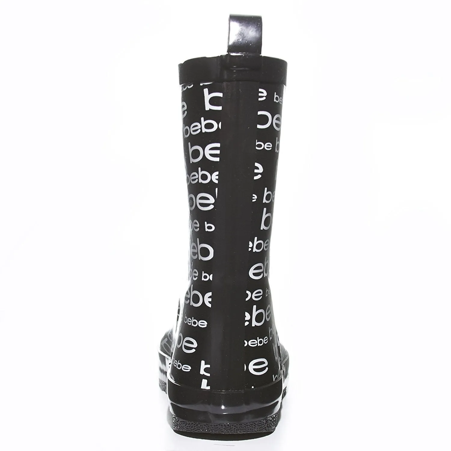 bebe Girls Printed High Cut Puddle Proof Slip On Rain Boots (See More Colors and Sizes)