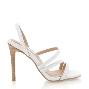 Billini Ballari Stiletto Heel in White Reptile