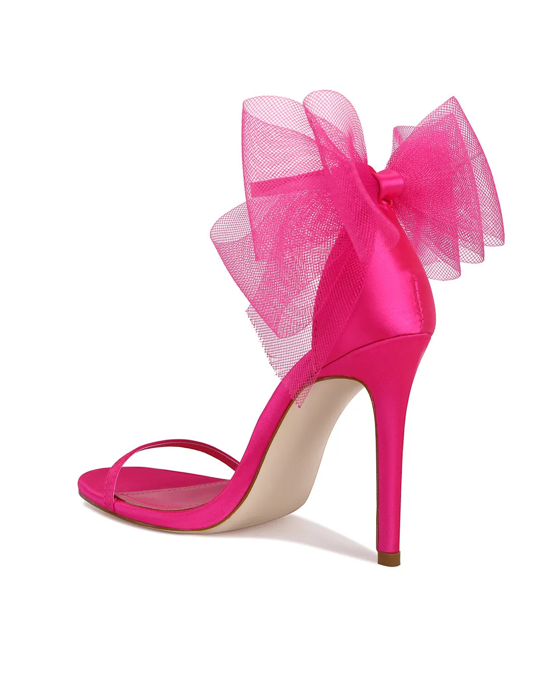 Camila Mesh Bow Stiletto Heel
