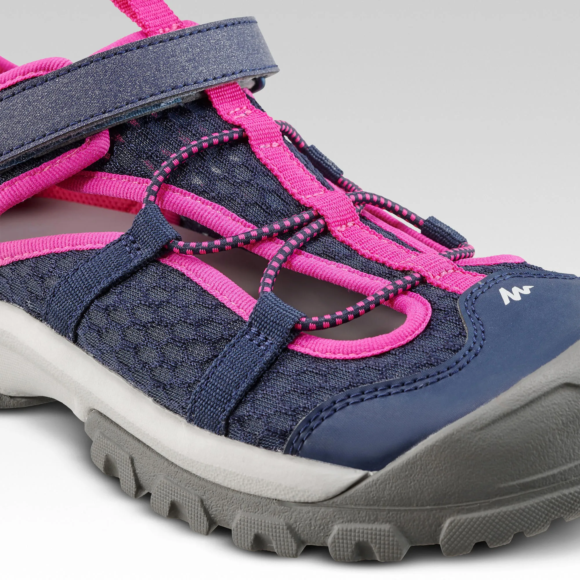 Children's sandals Quechua MH120 for hiking, size 28-39, purple-blue