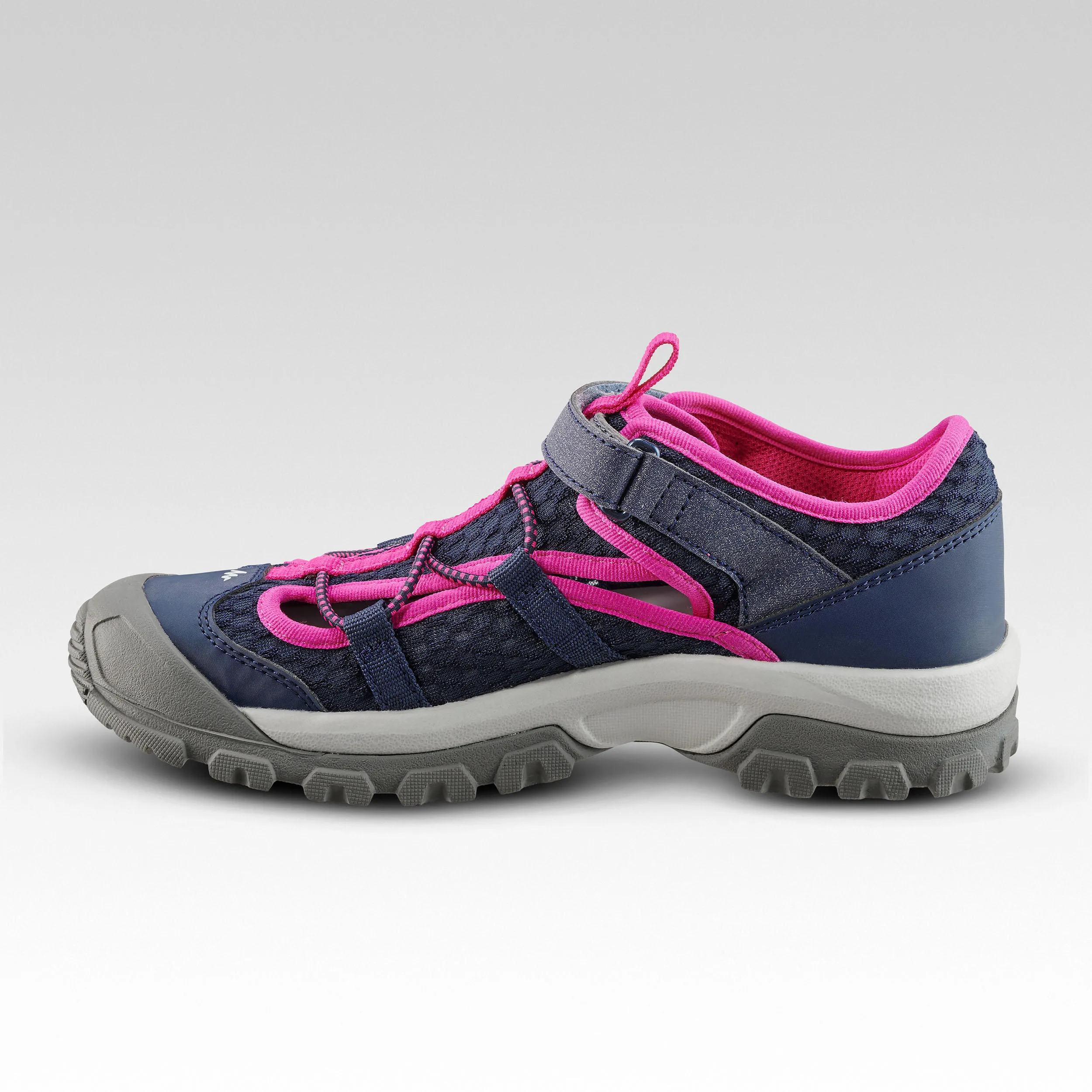 Children's sandals Quechua MH120 for hiking, size 28-39, purple-blue