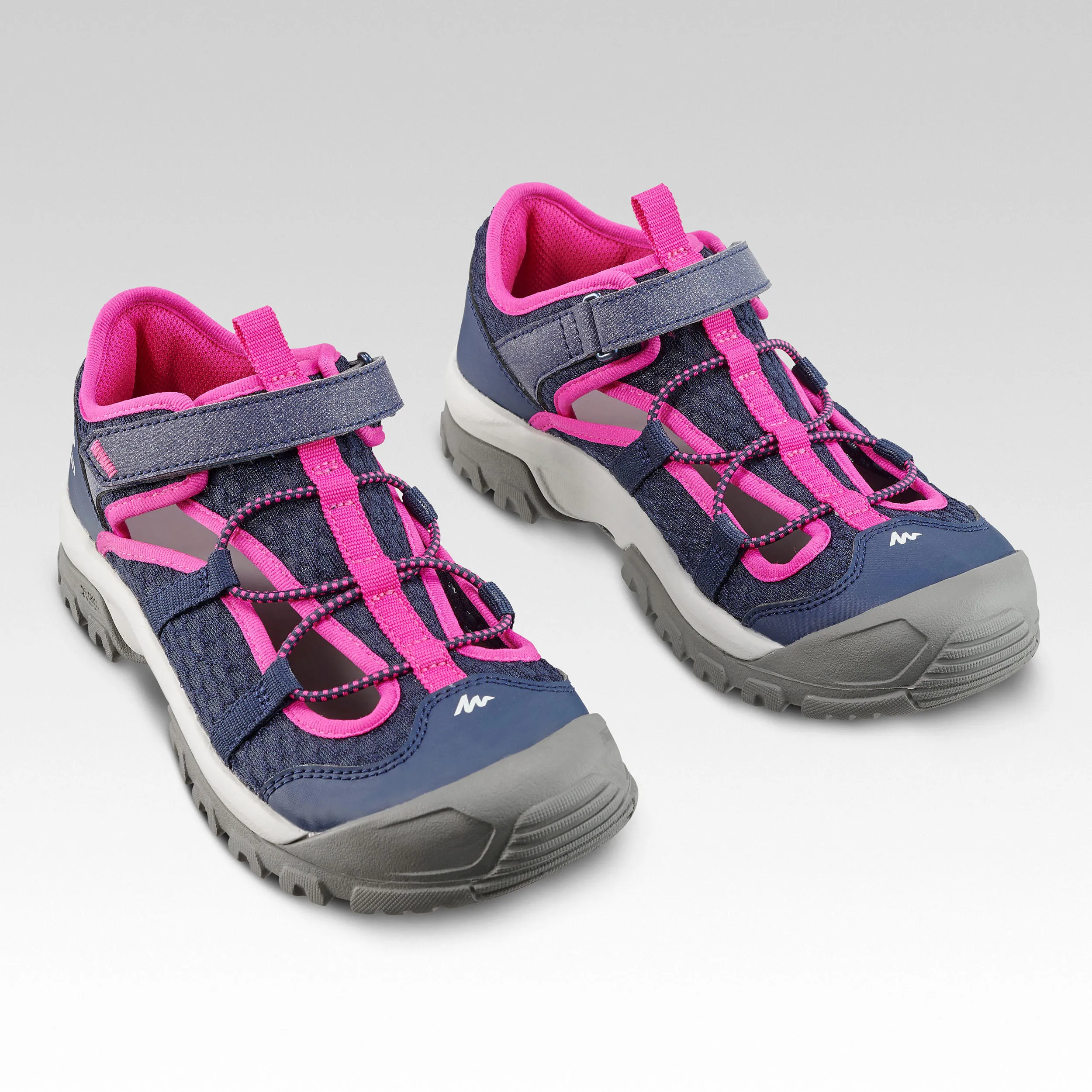 Children's sandals Quechua MH120 for hiking, size 28-39, purple-blue