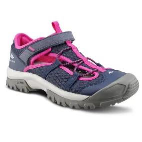 Children's sandals Quechua MH120 for hiking, size 28-39, purple-blue