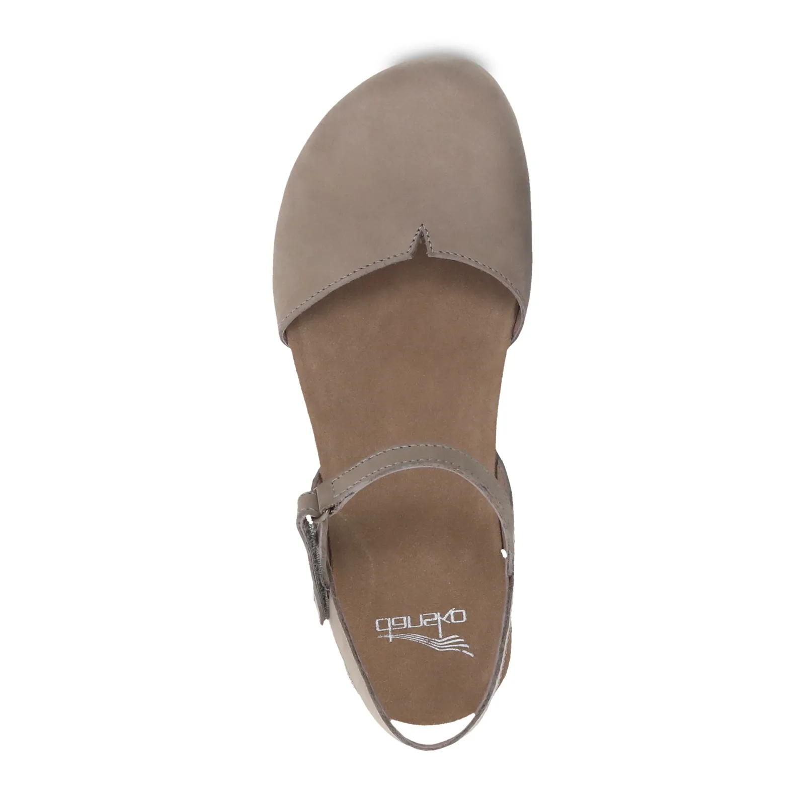Dansko Rowan Backstrap Sandal (Women) - Taupe Milled Nubuck