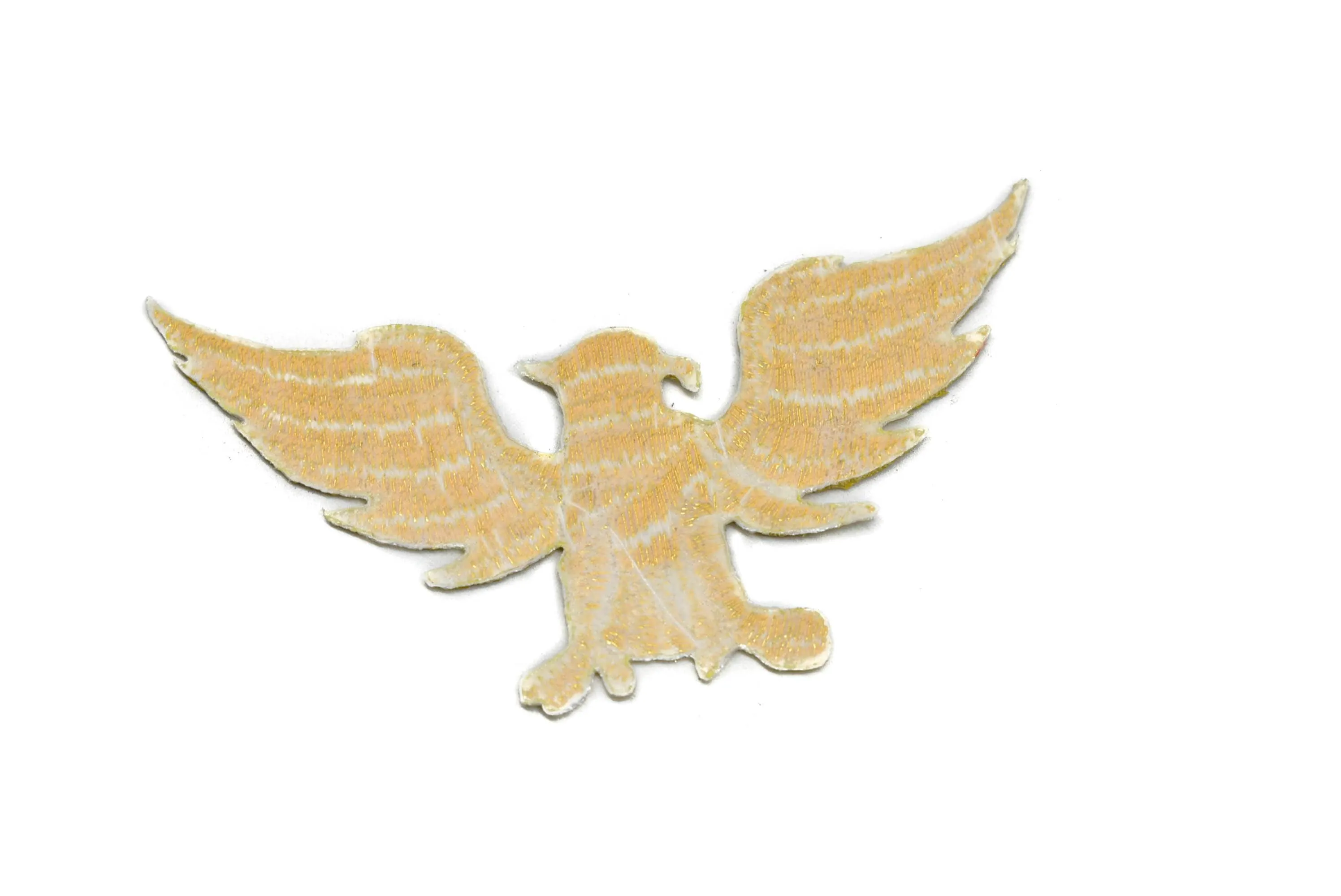 Embroidered Gold Eagle Iron-On Patch