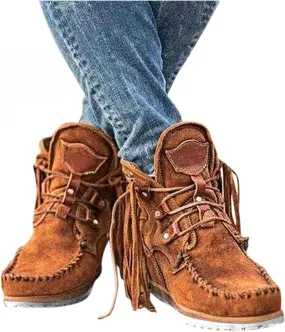 Gibobby Ankle Boot for Women Low Heel Womens Cowboy Boots Pointed Toe Faux Stacked Chunky Heels V Cut Zipper Booties