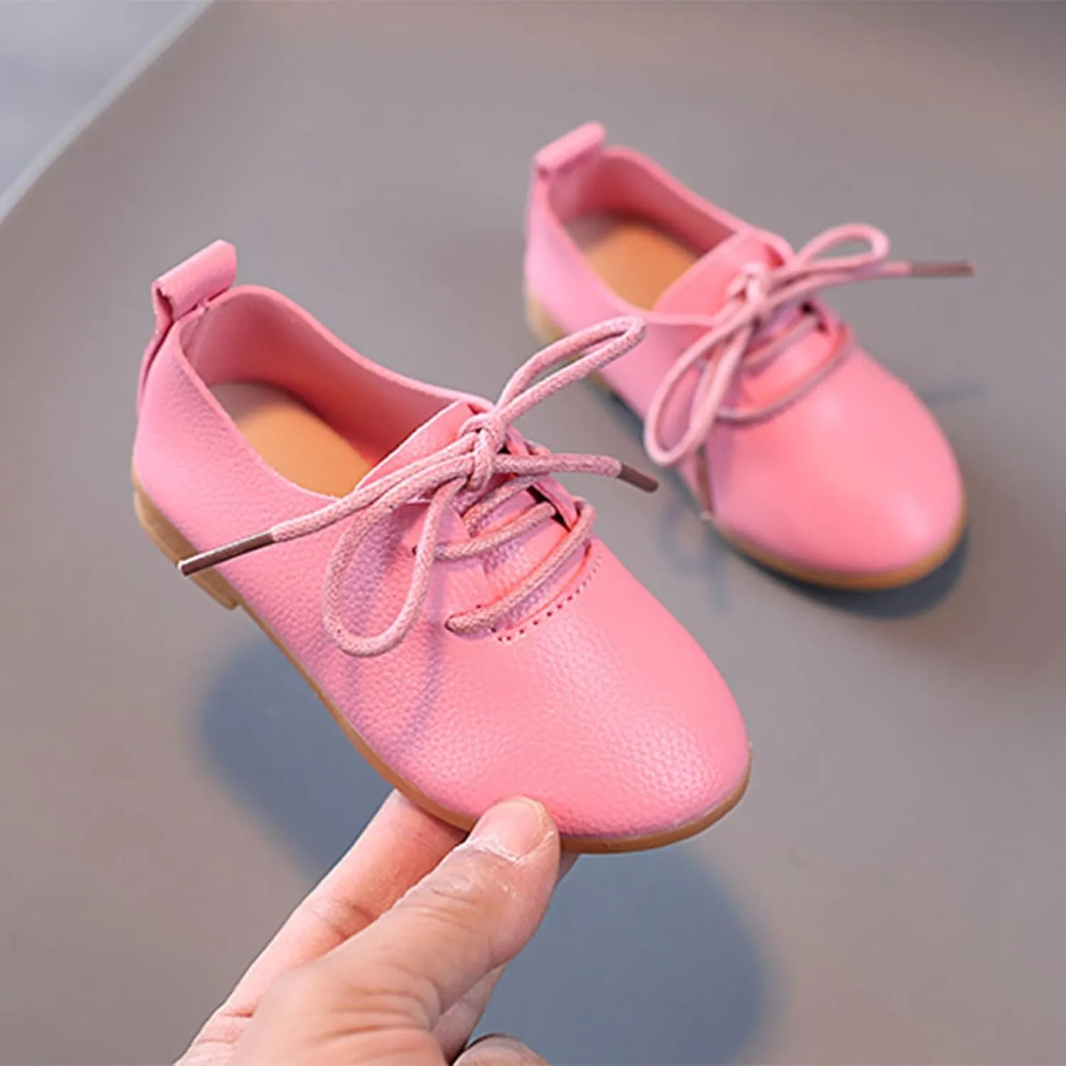 Girls and Toddler Classic Lace Up School Uniforms Comfort Oxford Dress Shoes Loafer Flats (Little Kid/Big Kid)