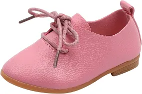 Girls and Toddler Classic Lace Up School Uniforms Comfort Oxford Dress Shoes Loafer Flats (Little Kid/Big Kid)