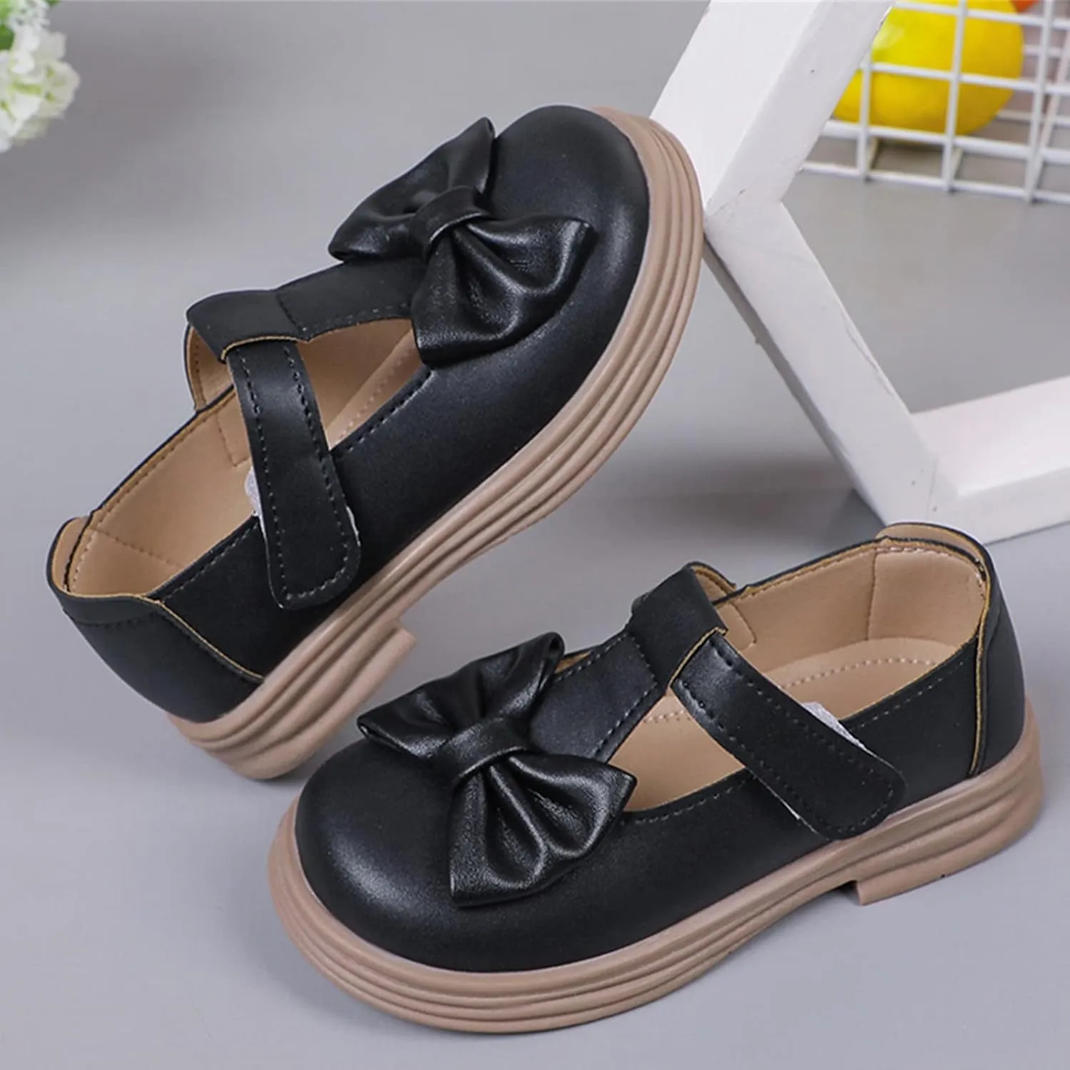 Girl's Classic Mary Jane School Uniform Shoes Loafer Flat Toddler Little Girl Dress Shoes Platform Baby Girl Shoes