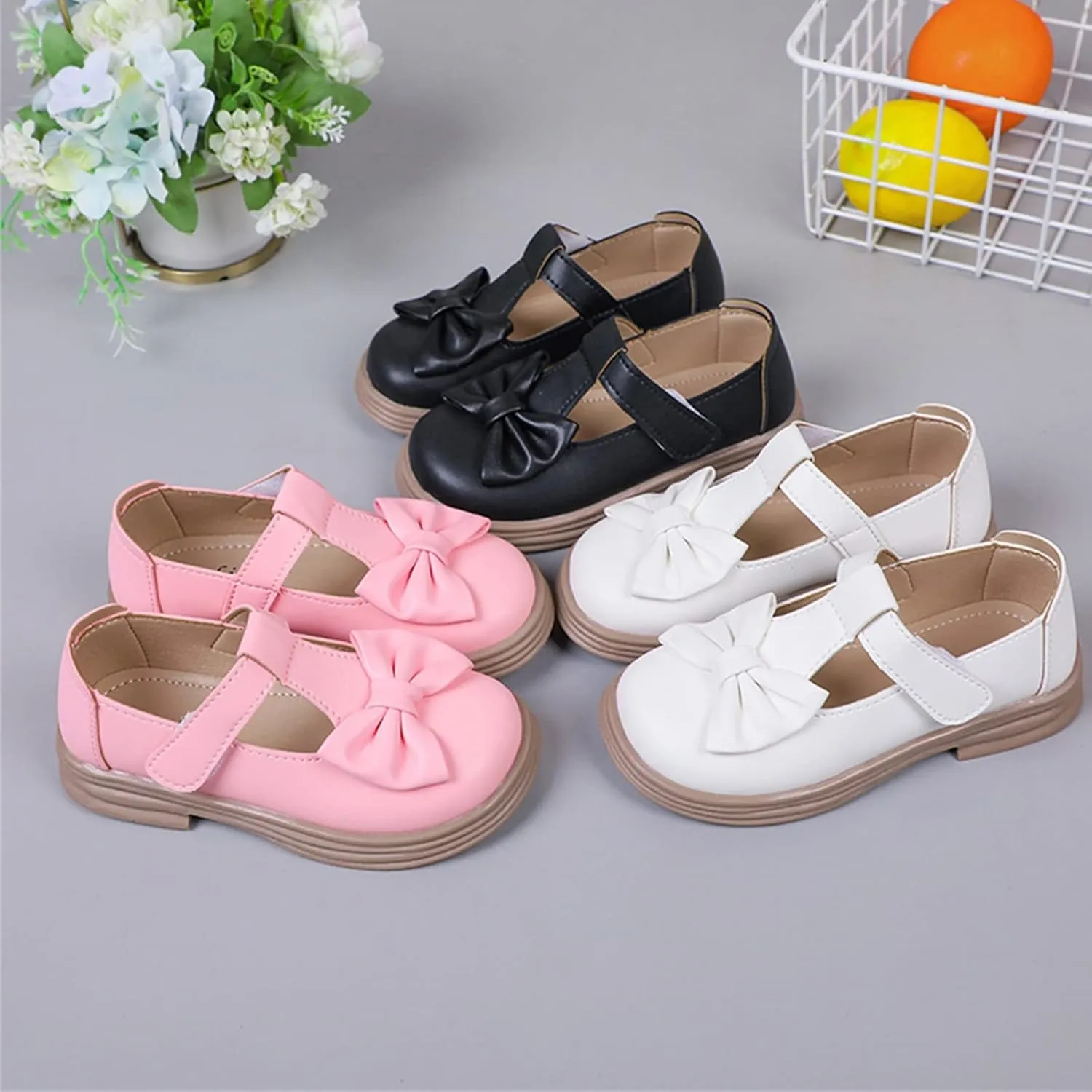 Girl's Classic Mary Jane School Uniform Shoes Loafer Flat Toddler Little Girl Dress Shoes Platform Baby Girl Shoes