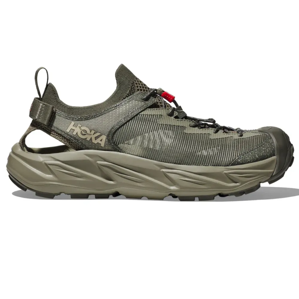Enhanced Hoka Mens Hopara 2 Water-Ready Sandals in Barley/Oatmilk