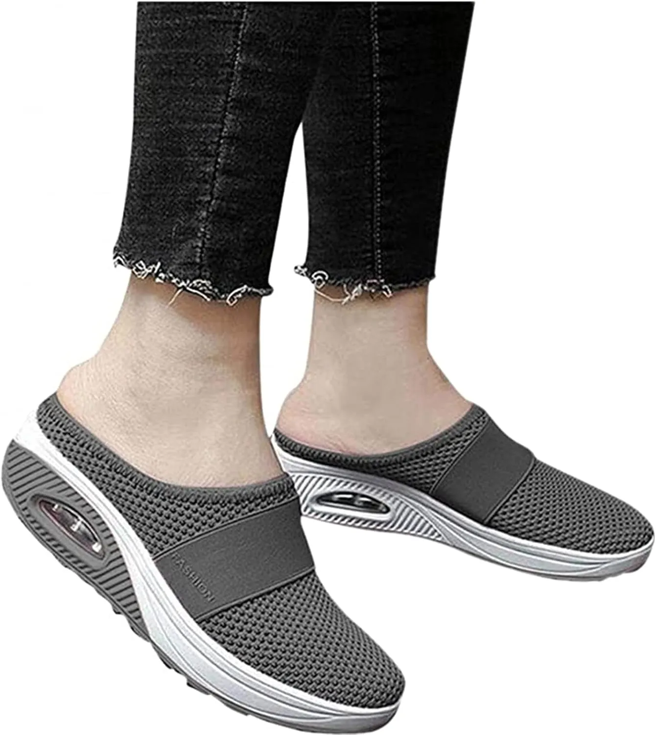 Ladmiple Sneakers For Women Walking Shoes Arch Support Fashion Dressy Casual Summer Comfortable Slip on Flats Loafers