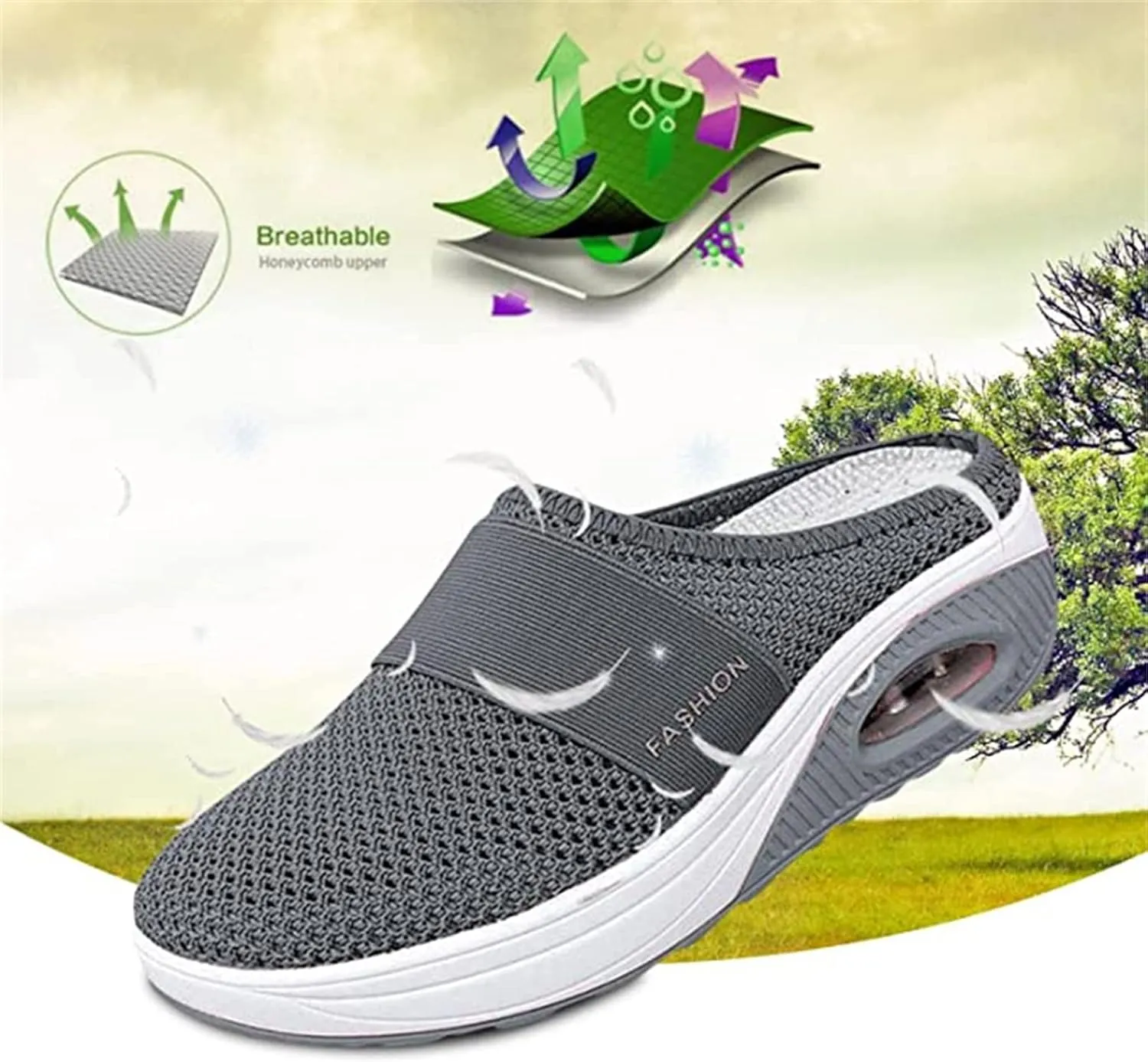 Ladmiple Sneakers For Women Walking Shoes Arch Support Fashion Dressy Casual Summer Comfortable Slip on Flats Loafers