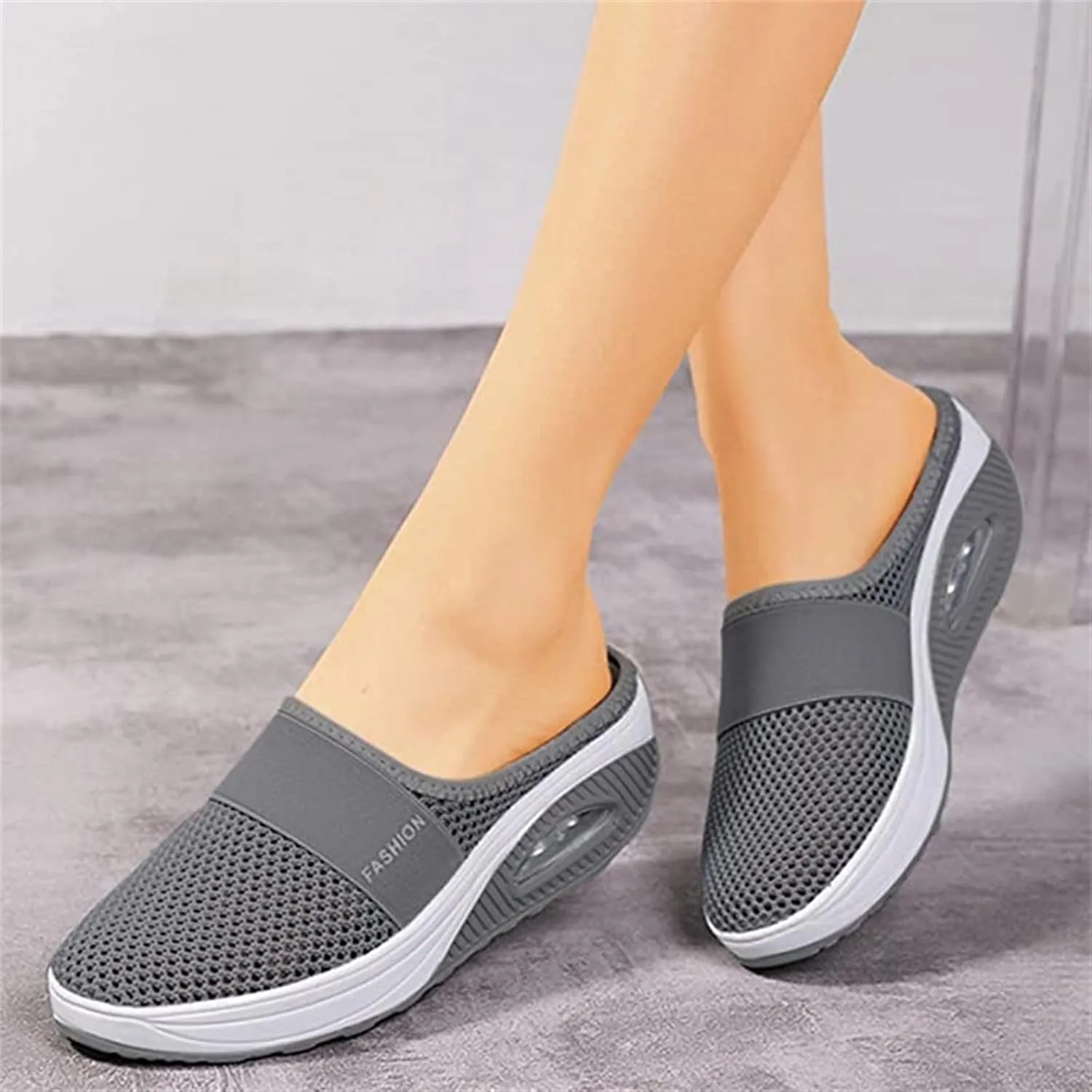 Ladmiple Sneakers For Women Walking Shoes Arch Support Fashion Dressy Casual Summer Comfortable Slip on Flats Loafers
