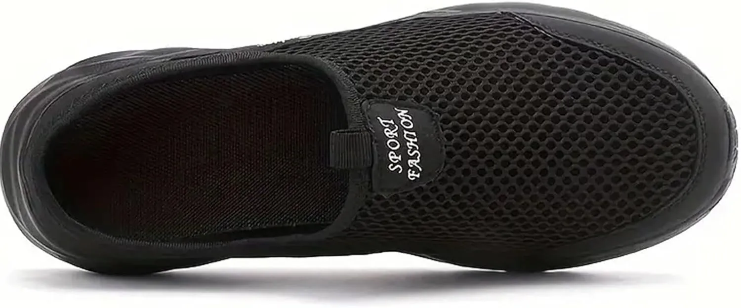 Light-Weight Slip in Mens Loafers & Slip-Ons Stretch Men's Casual Breathable Slip On Sneakers Shoes for Men