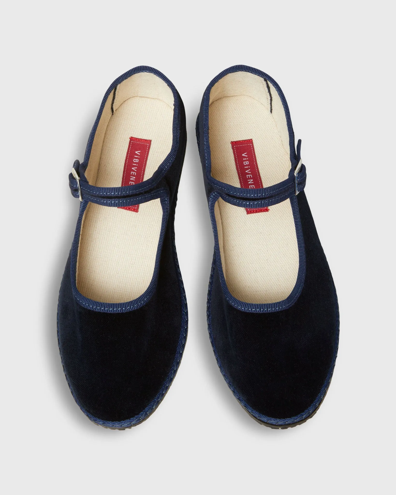 Mary Jane Slippers in Blue