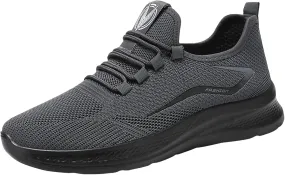 Men Sports Shoes Fashionable New Pattern Simple Mesh Breathable and Comfortable Flat Bottom Thick Sole Men Shoes Sneaker