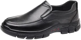Men's Comfortable Relaxed Fit Lightweight Breathable Arch Support Cushioned Walking Shoes Business Casual Slip On Loafers Orthopedic Dress Shoes Comfort Fashion Driving Shoes Work Flats for Male