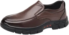 Men's Comfortable Relaxed Fit Lightweight Breathable Arch Support Cushioned Walking Shoes Business Casual Slip On Loafers Orthopedic Dress Shoes Comfort Fashion Driving Shoes Work Flats for Male