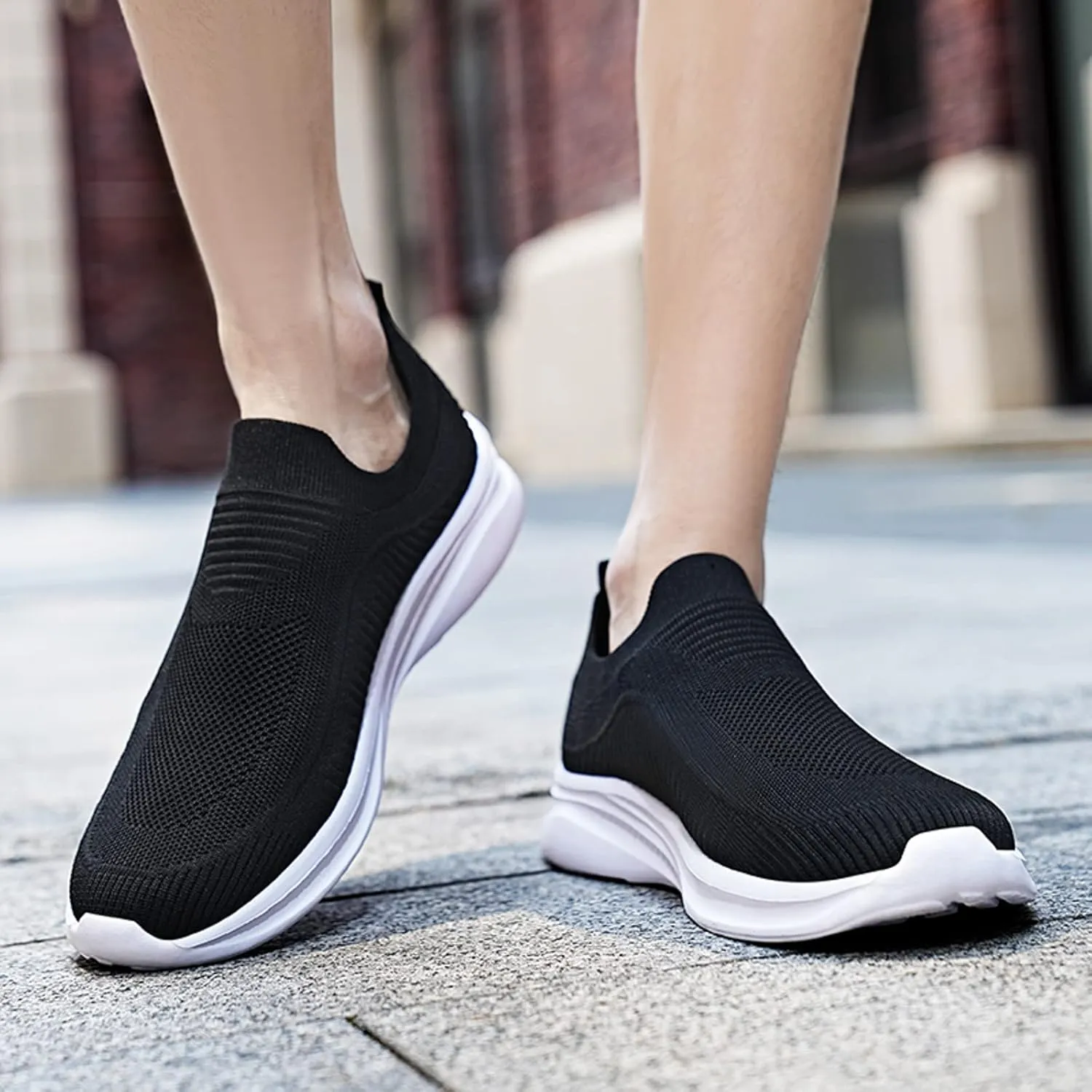 Mens Loafers & Slip-Ons Men Sports Shoes Fashionable and Simple Solid Color New Pattern Summer Mesh Breathable