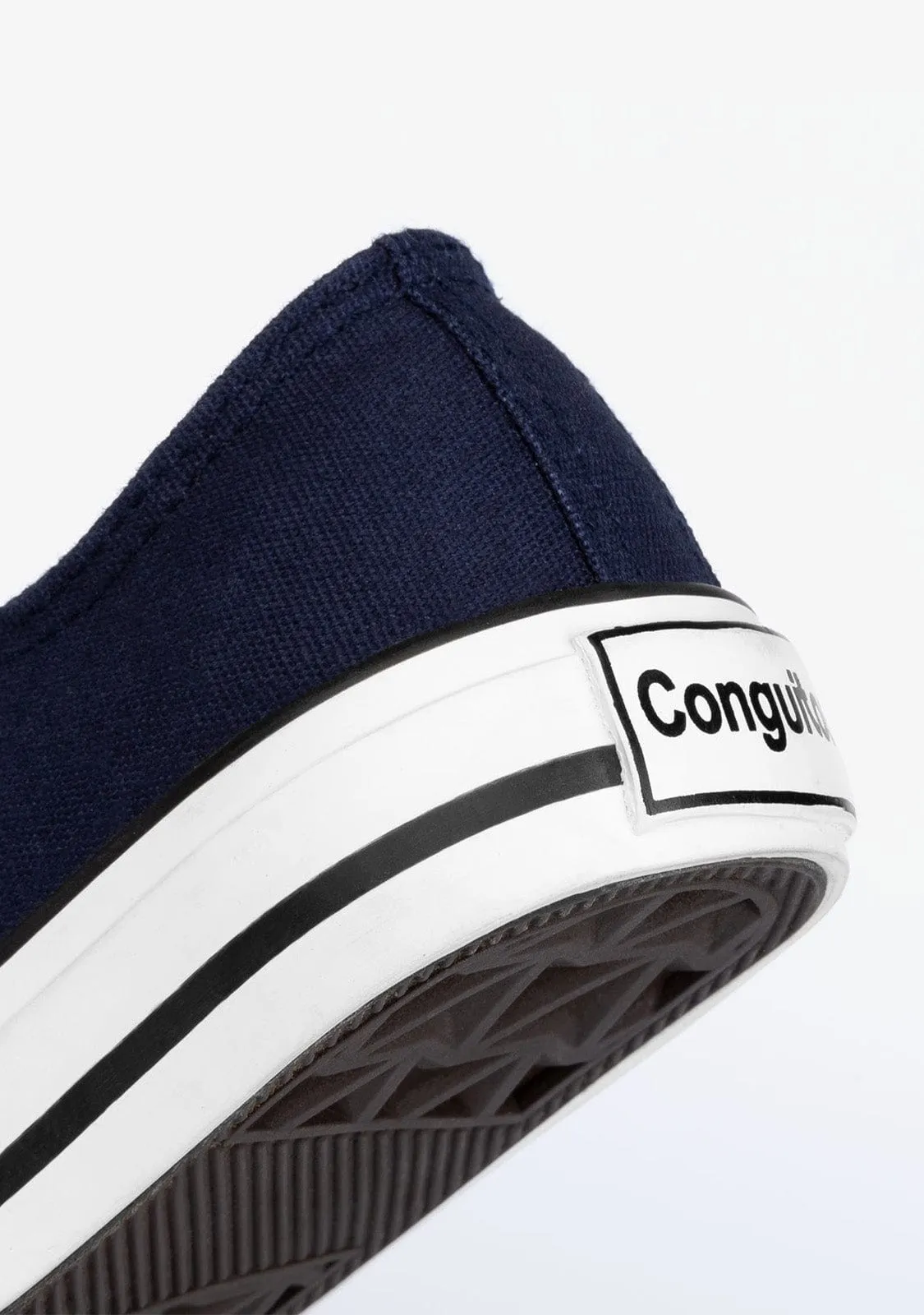 Navy Basic Sneakers Canvas