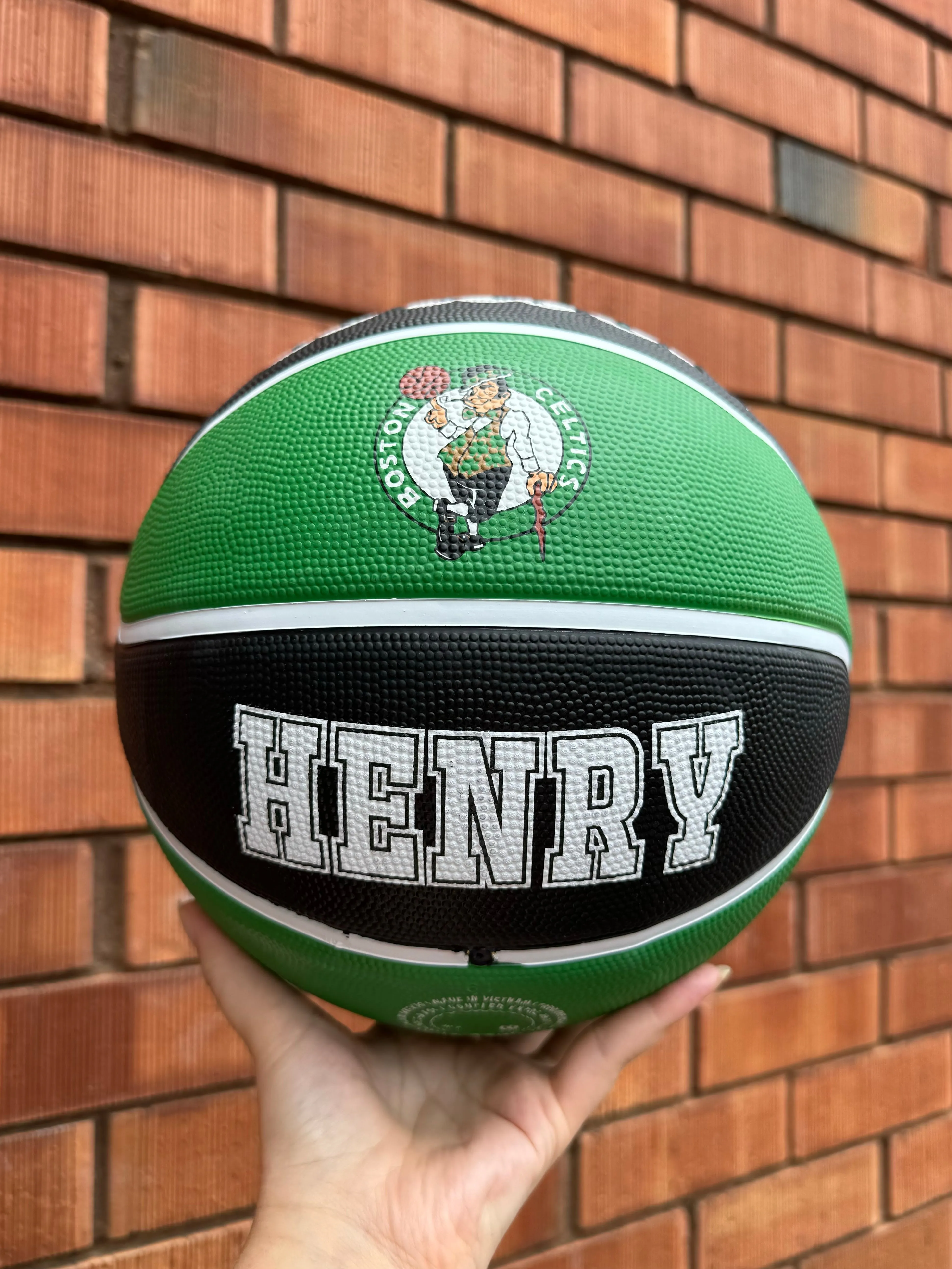 Personalised NBA Official Boston Celtics Team Basketball (Size 7)
