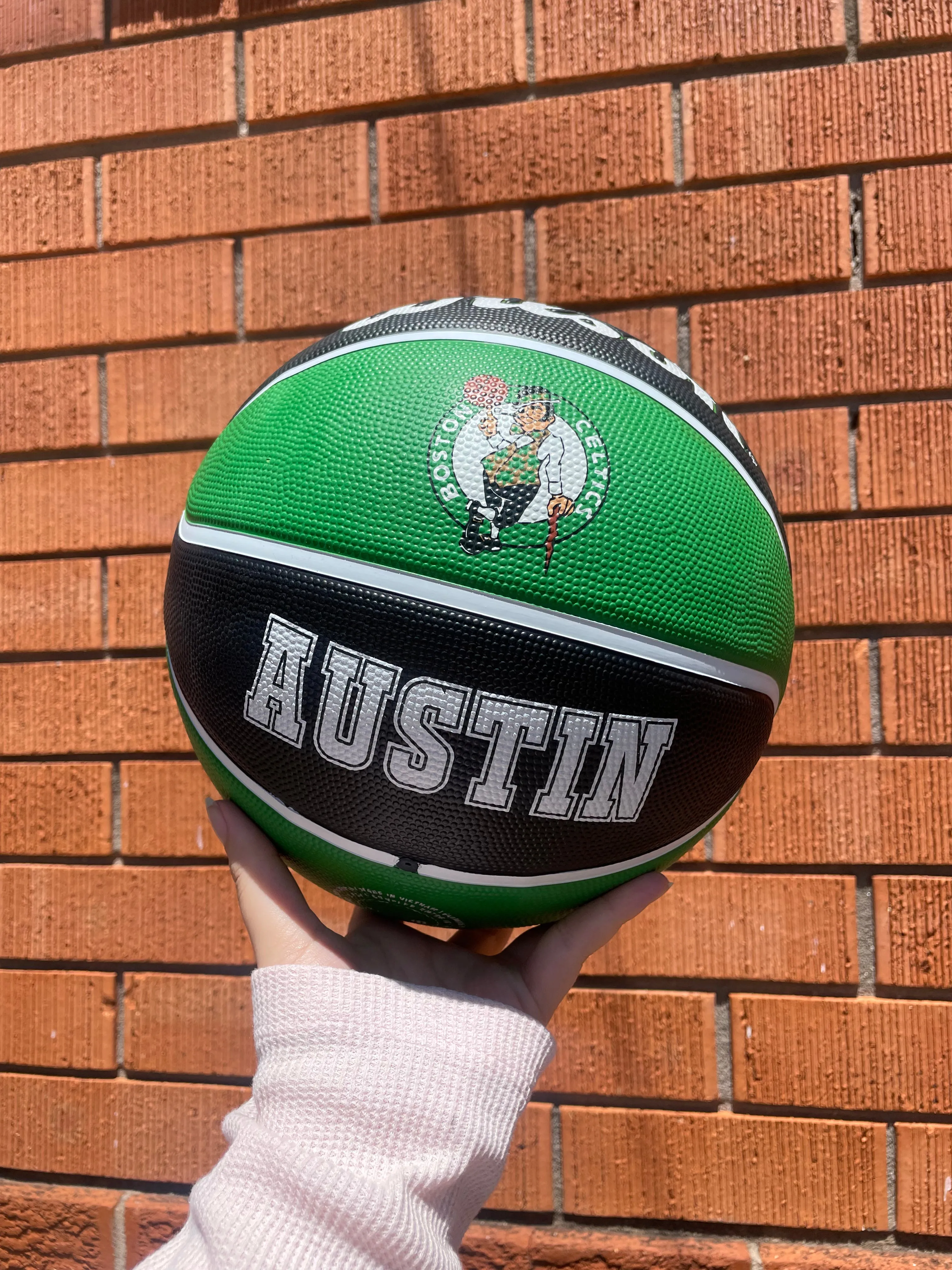 Personalised NBA Official Boston Celtics Team Basketball (Size 7)