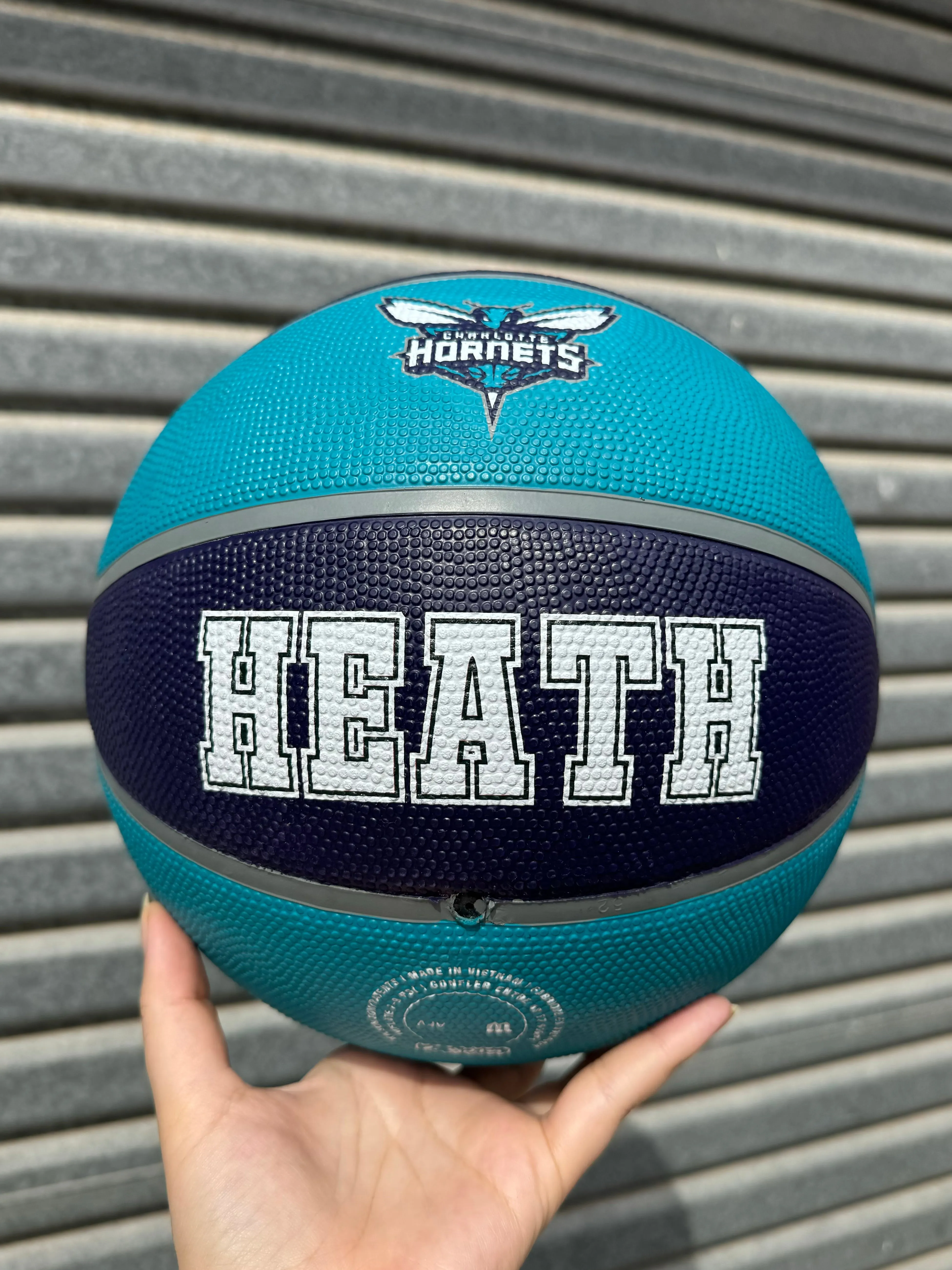 Personalised NBA Official Charlotte Hornets Team Basketball (SIZE 7)