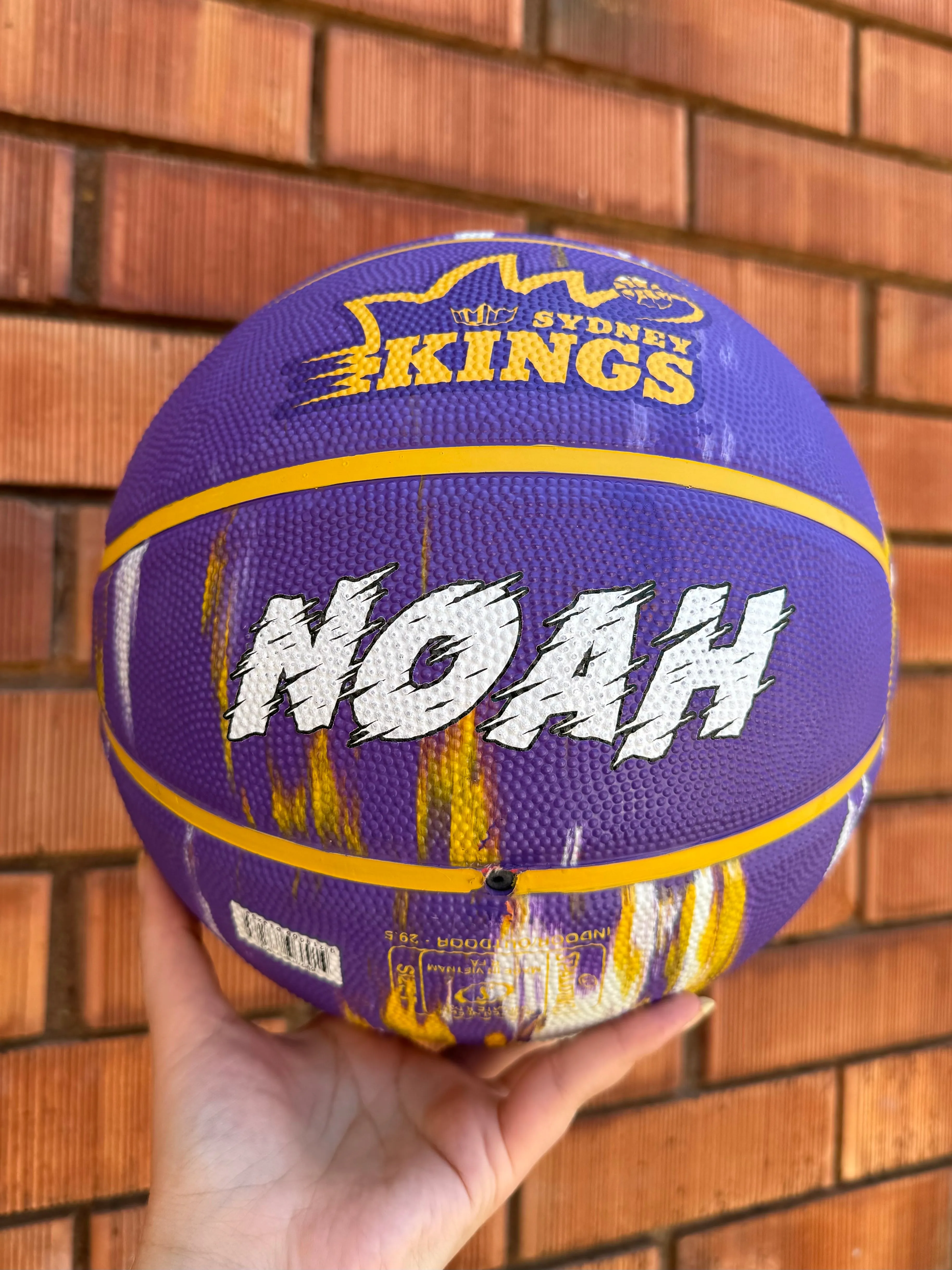 Personalised NBL Official Sydney Kings Team Basketball (Size 7)