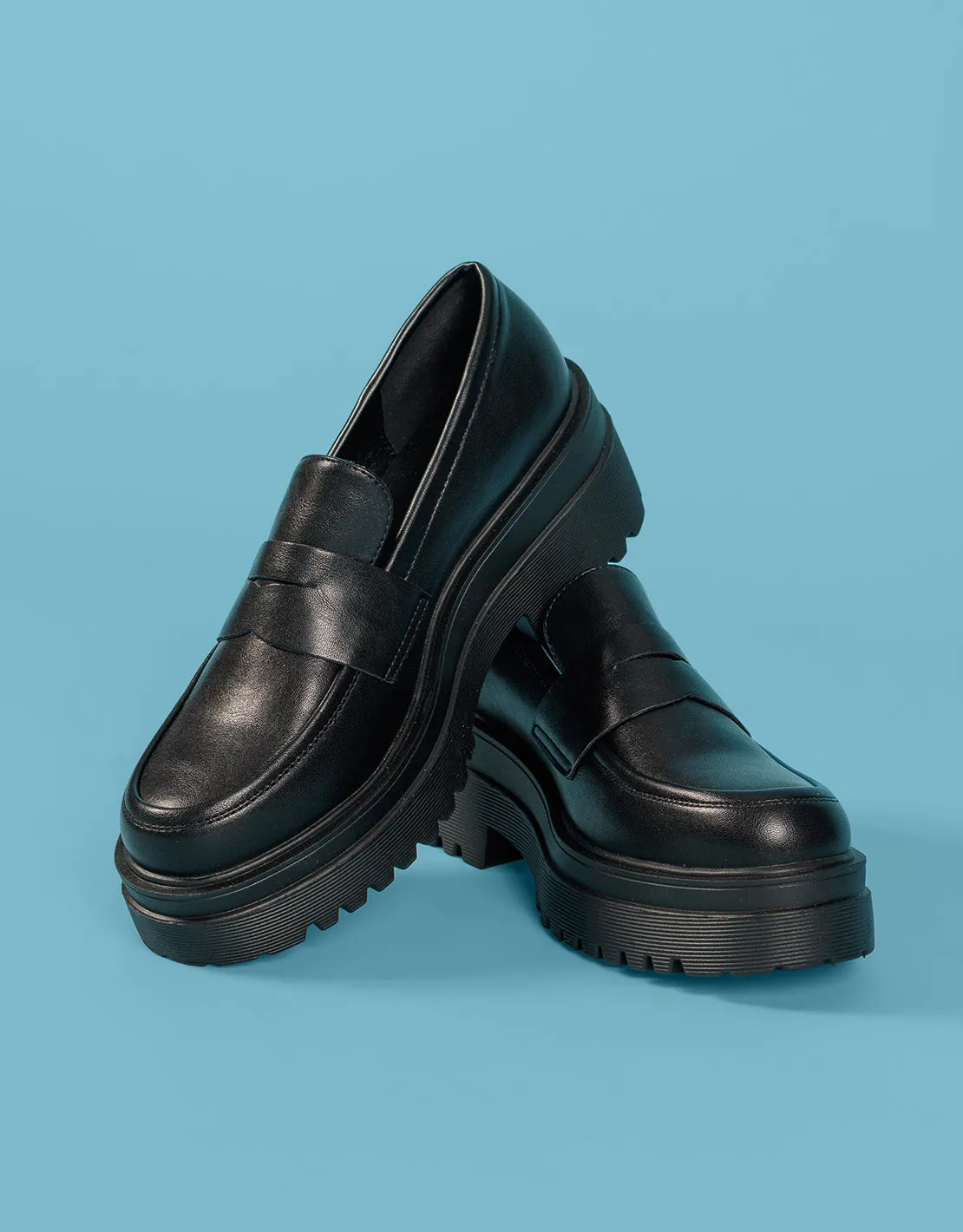Platform loafers